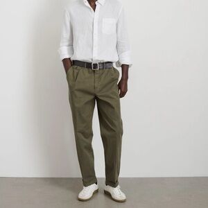 Alex Mill Pleated Chino in Cotton Twill, Size 35